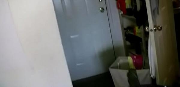 Naked Horny Babe Loves Filming Sex Tape